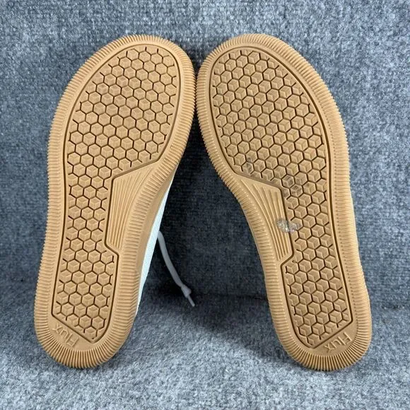 Flux Adapt Trainer Mens 9 Shoes White Gum Sole Knit Athletic Barefoot Sneakers - Picture 8 of 13